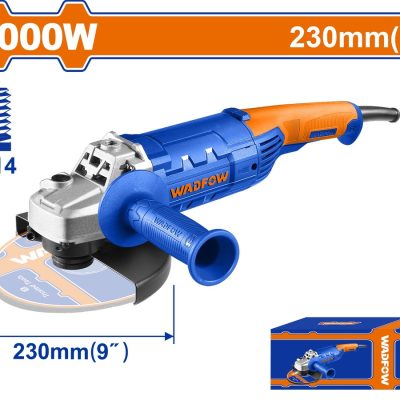 WADFOW ΓΩΝΙΑΚΟΣ ΤΡΟΧΟΣ 2.000W / 230mm (WAG852001)