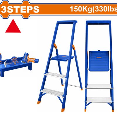 WADFOW ΣΚΑΛΑ ΜΕΤΑΛ & ΑΛΟΥΜ. 3 ΣΚΑΛΟΠΑΤΙΑ (WLD1H03)
