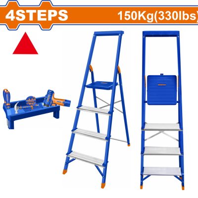 WADFOW ΣΚΑΛΑ ΜΕΤΑΛ & ΑΛΟΥΜ. 4 ΣΚΑΛΟΠΑΤΙΑ (WLD1H04)