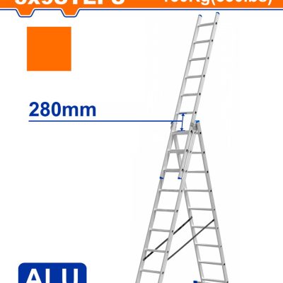 WADFOW ΕΠΑΓΓ. ΣΚΑΛΑ ΑΛΟΥΜ. 3X9 ΣΚΑΛΟΠΑΤΙΑ (WLD6H39)