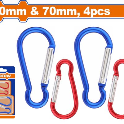 WADFOW ΣΕΤ ΓΑΝΤΖΟΙ ΟΡΕΙΒΑΤΩΝ ΧΡΩΜΑΤΙΣΤΟΙ 50mm + 70mm 4TEM (WQL2K01)