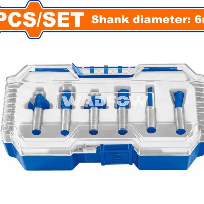 WADFOW ΣΕΤ ΜΑΧΑΙΡΙΑ ΡΟΥΤΕΡ 6mm 6ΤΕΜ (WRKSR0106)