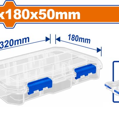 WADFOW ΤΑΜΠΑΚΙΕΡΑ ΕΡΓΑΛΕΙΩΝ 320Χ180Χ50mm (WTB8342)