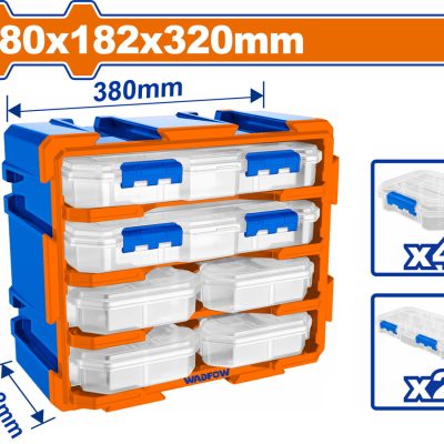 WADFOW ΣΥΡΤΑΡΙΕΡΑ ΑΠΟΘΗΚΕΥΣΗΣ 380Χ182Χ320mm (WTB8346)