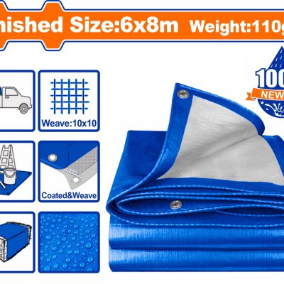 WADFOW ΜΟΥΣΑΜΑΣ ΑΔΙΑΒΡΟΧΟΣ 110gr/m2 6X8m (WTQ1868)