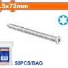 WADFOW ΤΣΙΜΕΝΤΟΒΙΔΑ TORX ΓΑΛΒ. 7.5 X 72 50ΤΕΜ (WXSN914)