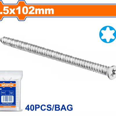 WADFOW ΤΣΙΜΕΝΤΟΒΙΔΑ TORX ΓΑΛΒ. 7.5 X 102 40ΤΕΜ (WXSN917)
