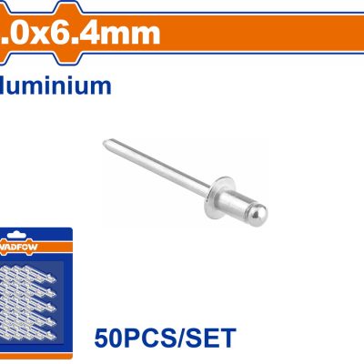 WADFOW ΠΡΙΤΣΙΝΙΑ ΑΛΟΥΜ. 4 X 6.4mm 50TEM (WREZK21)