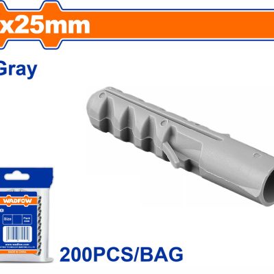 WADFOW ΒΙΣΜΑ ΠΛΑΣΤΙΚΟ PE UNIVERSAL 5Χ25mm 200TEM (WXTB911)