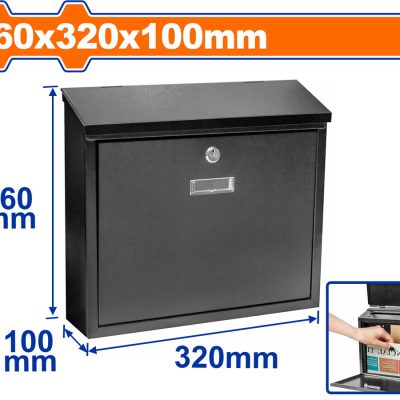 WADFOW ΓΡΑΜΜΑΤΟΚΙΒΩΤΙΟ ΜΕΤΑΛΛΙΚΟ 360X320X100mm (WXXX3502)