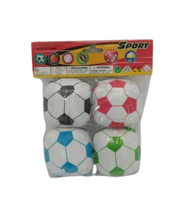Σετ μαλακά μπαλάκια παιχνιδιού - No.3 - 4pcs - 0648-52 - 222067