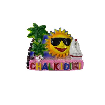 Tουριστικό μαγνητάκι Souvenir – Σετ 12pcs - Resin Magnet - Chalkidiki - 678099