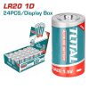 TOTAL ΑΛΚΑΛΙΚΕΣ ΜΠΑΤΑΡΙΕΣ 1.5V D LR20 (THAB1D01) TOTAL